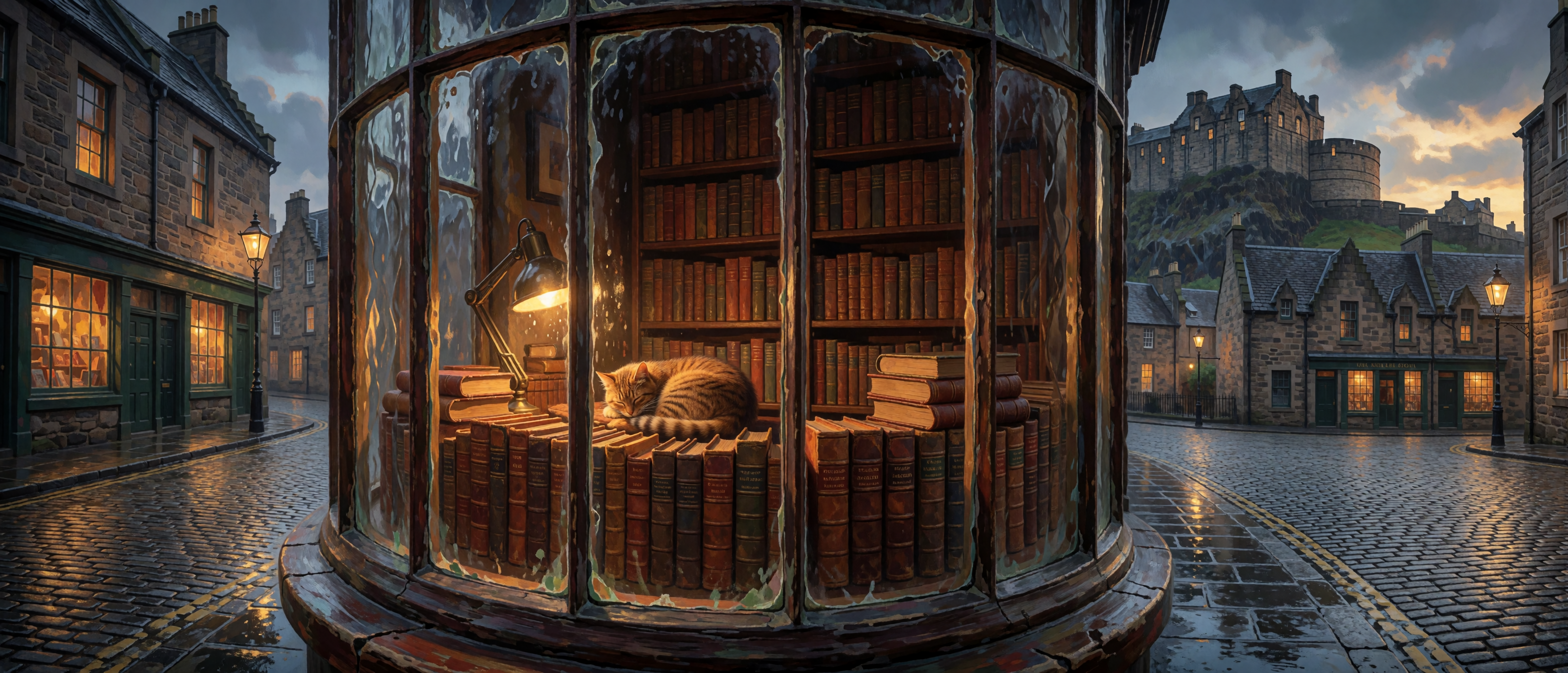 castle-belonging-bookshop-window-edinburgh-crag-ultrawide