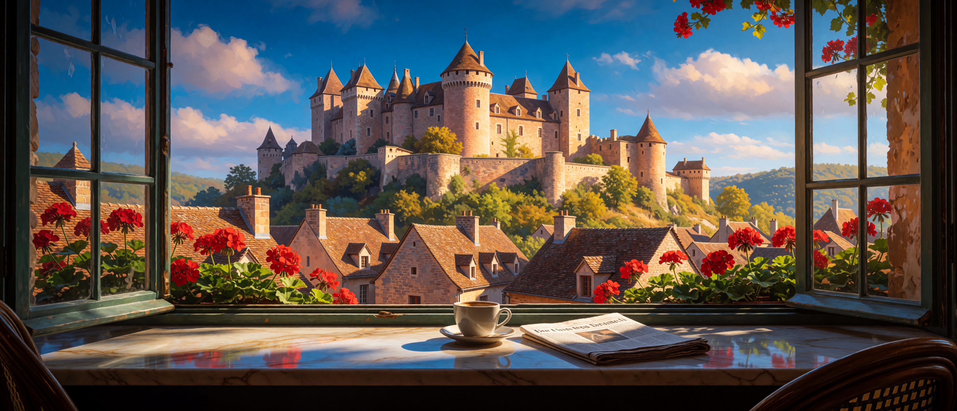 castle-belonging-cafe-window-burgundy-france-ultrawide