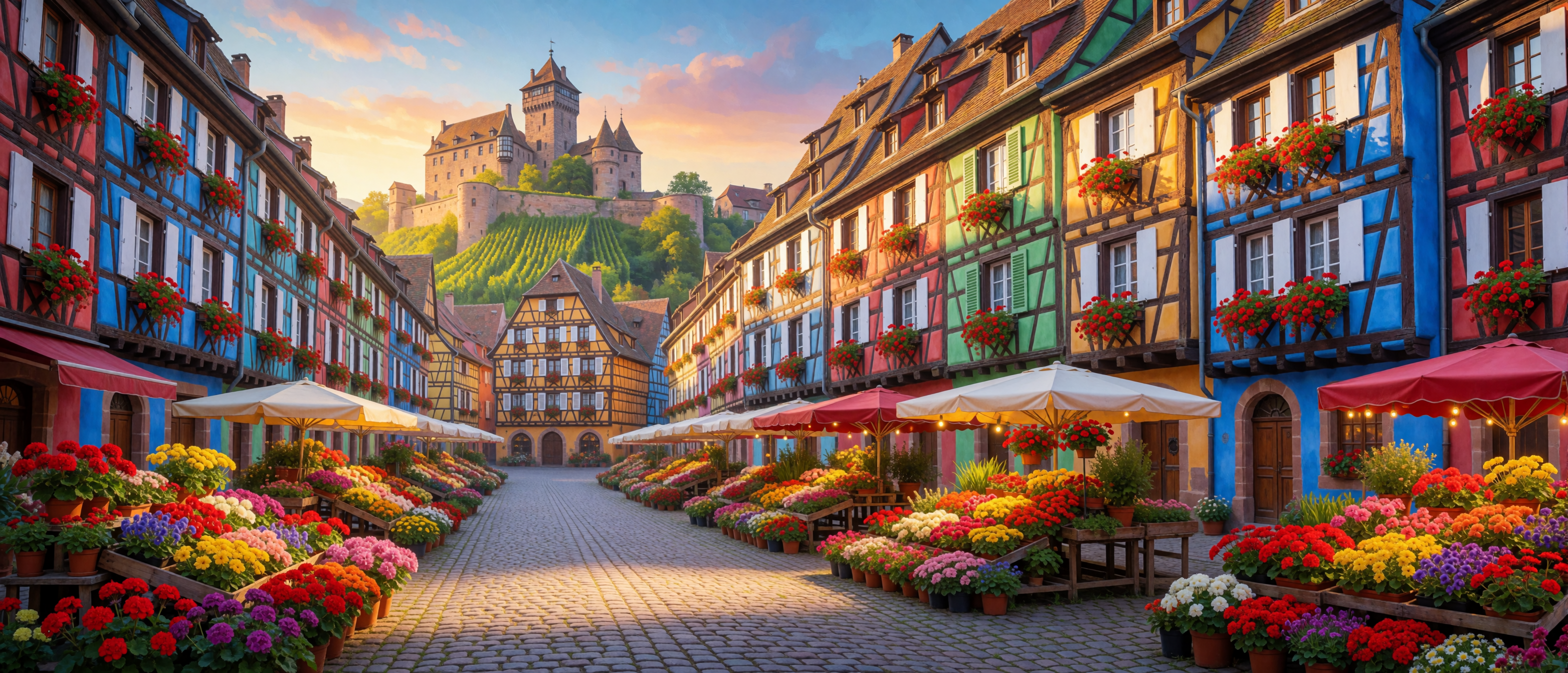 castle-belonging-market-square-alsace-ultrawide