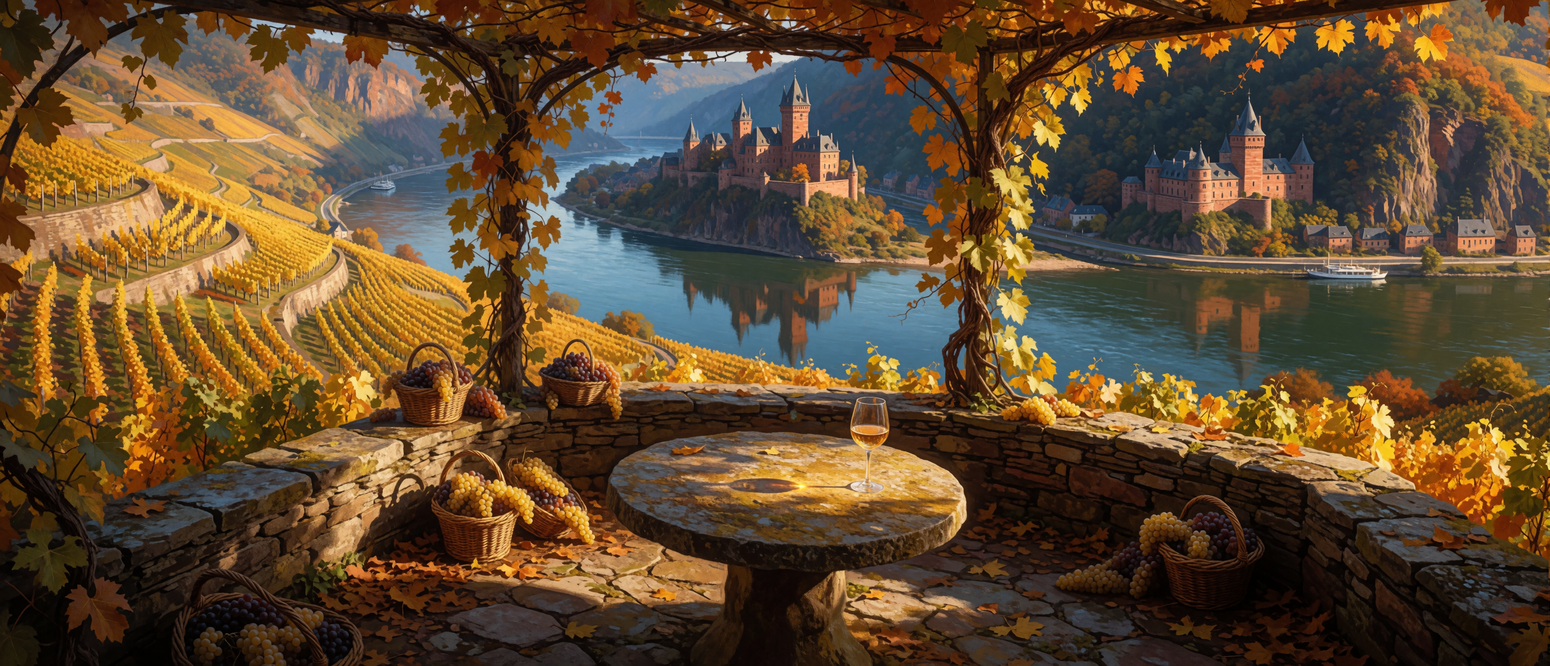 castle-belonging-vineyard-terrace-rhineland-ultrawide
