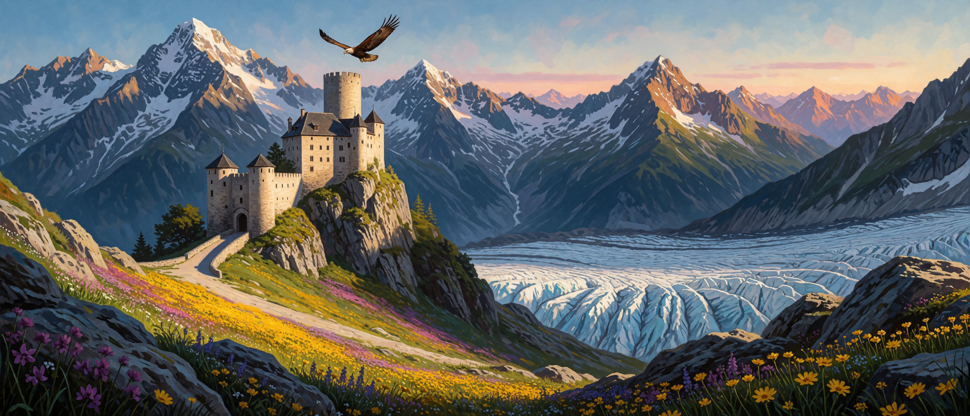 castle-austrian-alps-mountain-pass-ultrawide