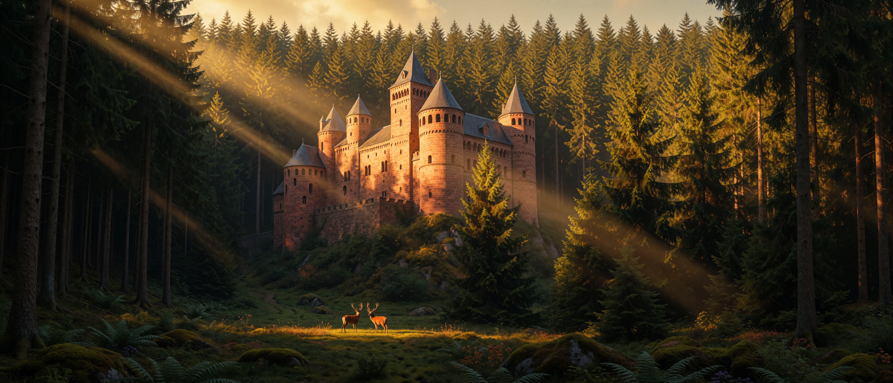 castle-black-forest-germany-sunbeams-ultrawide
