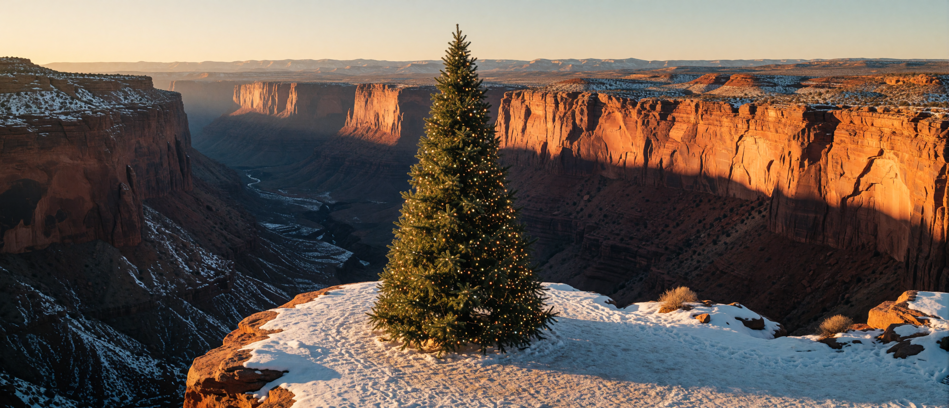 christmas-tree-canyon-rim-golden-hour-red-walls-ultrawide