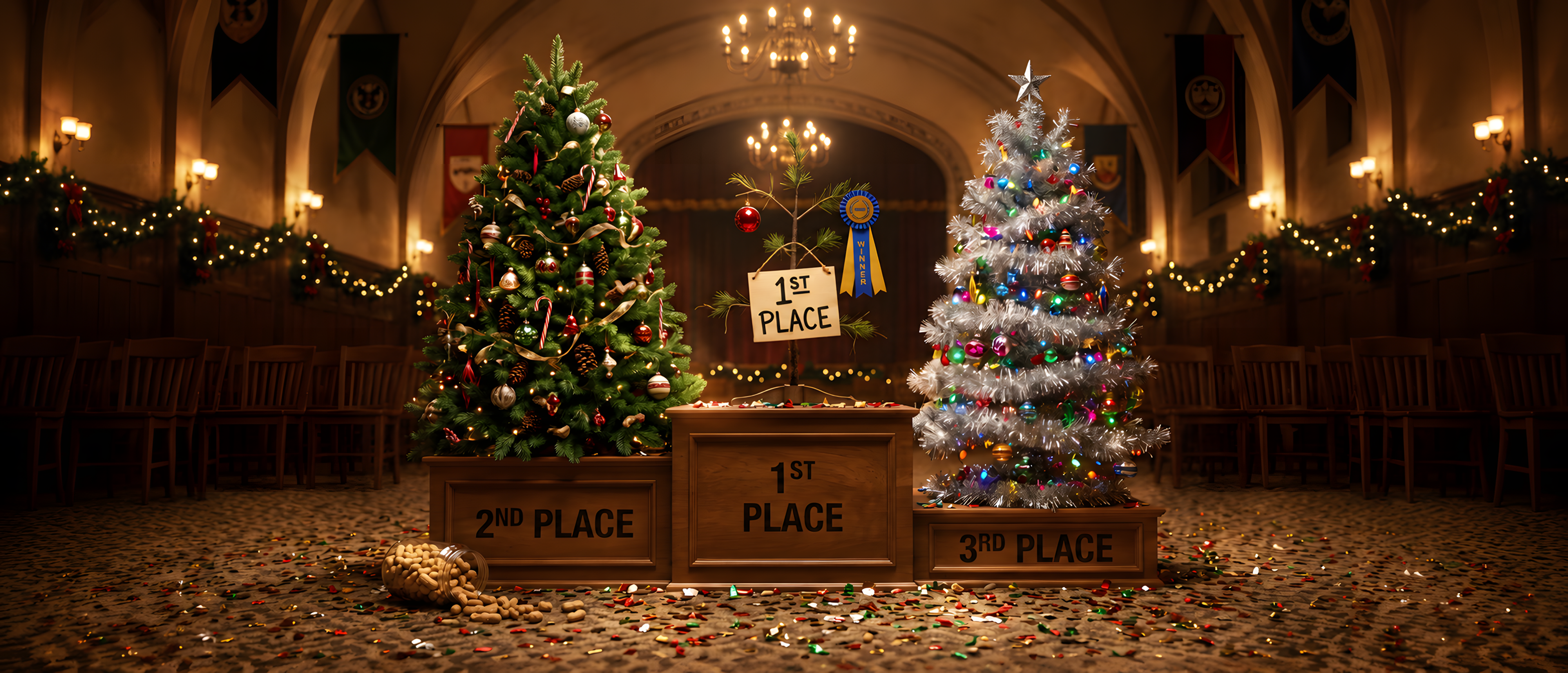 christmas-tree-olympics-podium-first-place-scraggly-winner-ultrawide