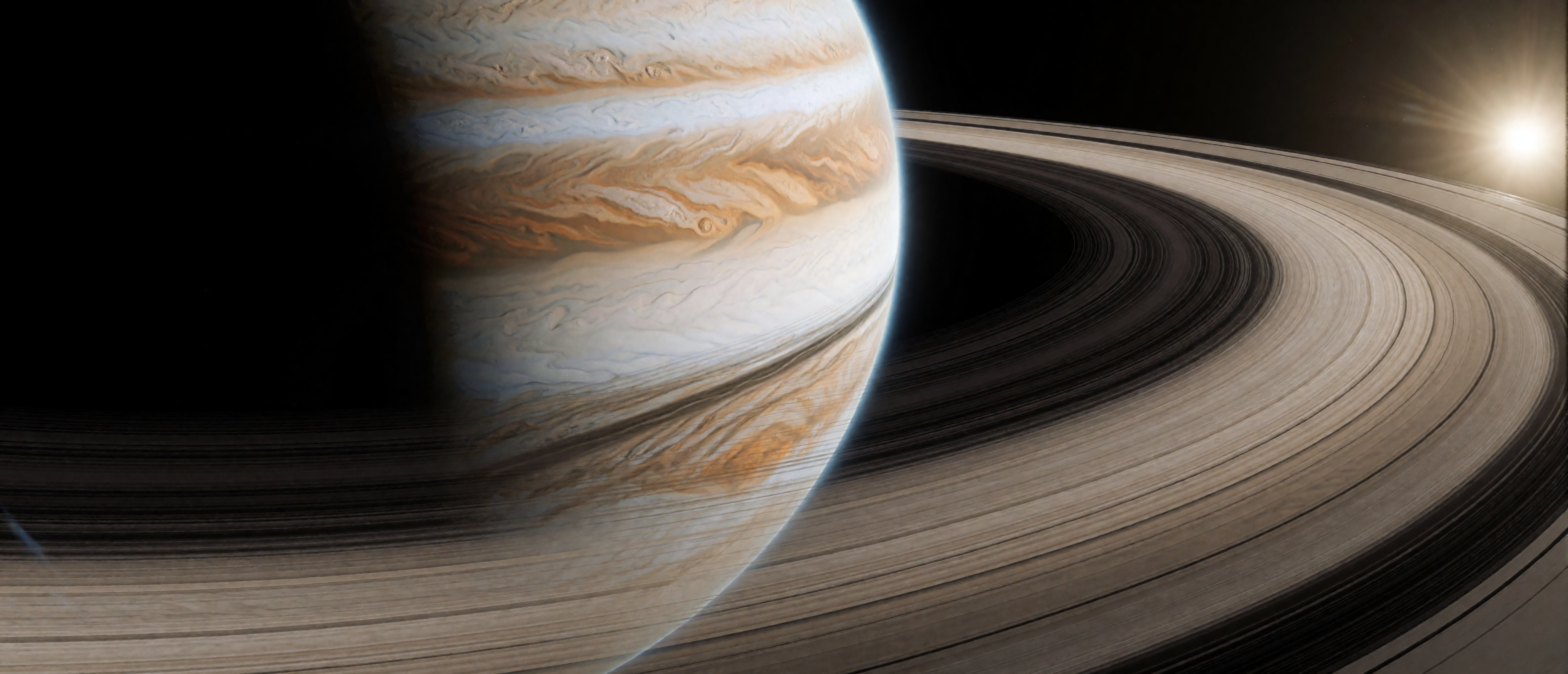 space-super-jupiter-massive-rings-braided-spokes-magnetic-sidelit-ultrawide