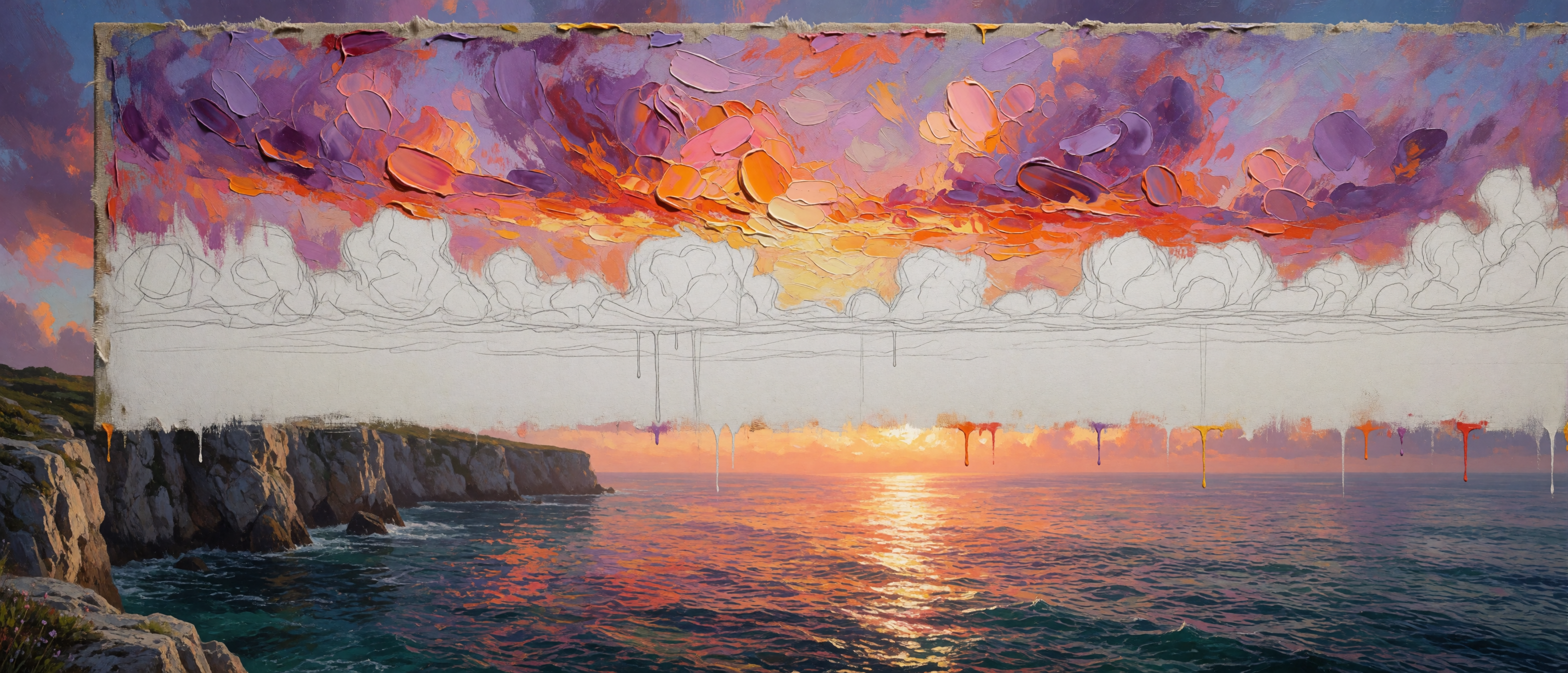 surreal-painted-sunset-canvas-sky-coast-ultrawide