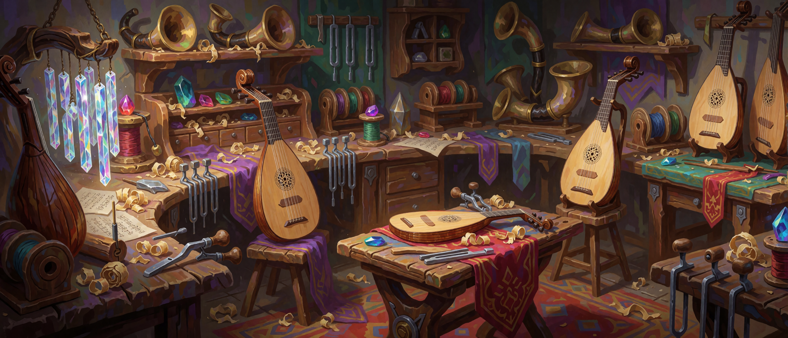 fantasy-mystic-workshops-arcane-instrument-maker-tuning-room-ultrawide