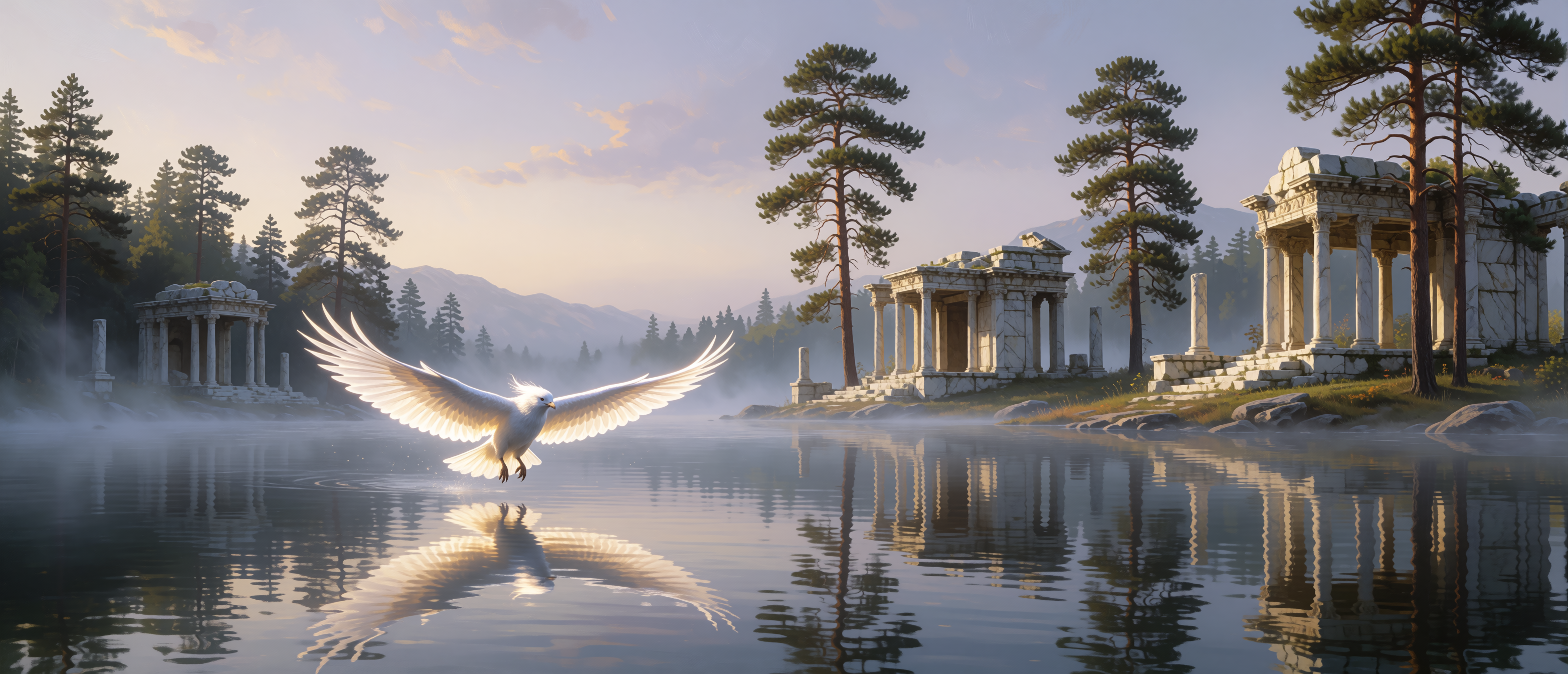 fantasy-flights-caladrius-silver-lake-marble-pavilions-ultrawide
