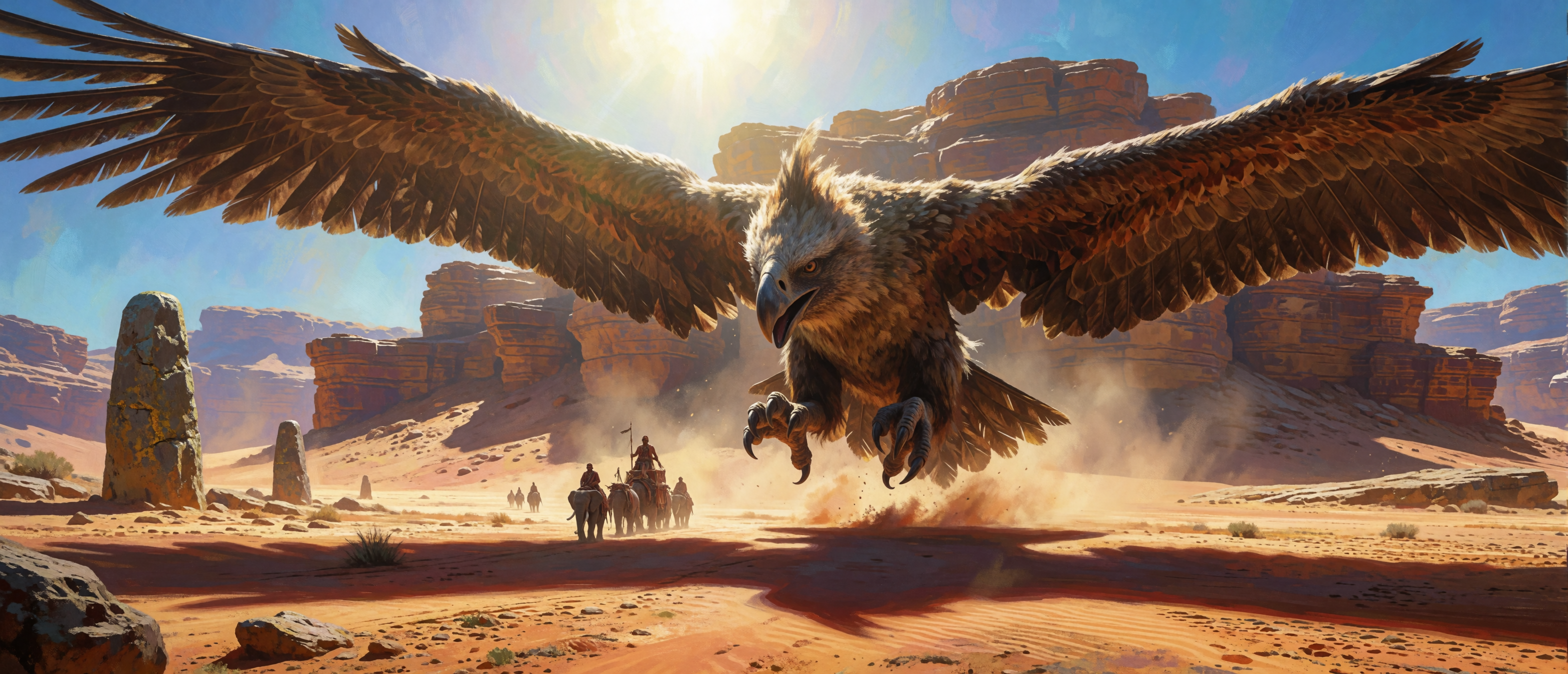 fantasy-flights-roc-elephant-caravan-desert-basin-ultrawide