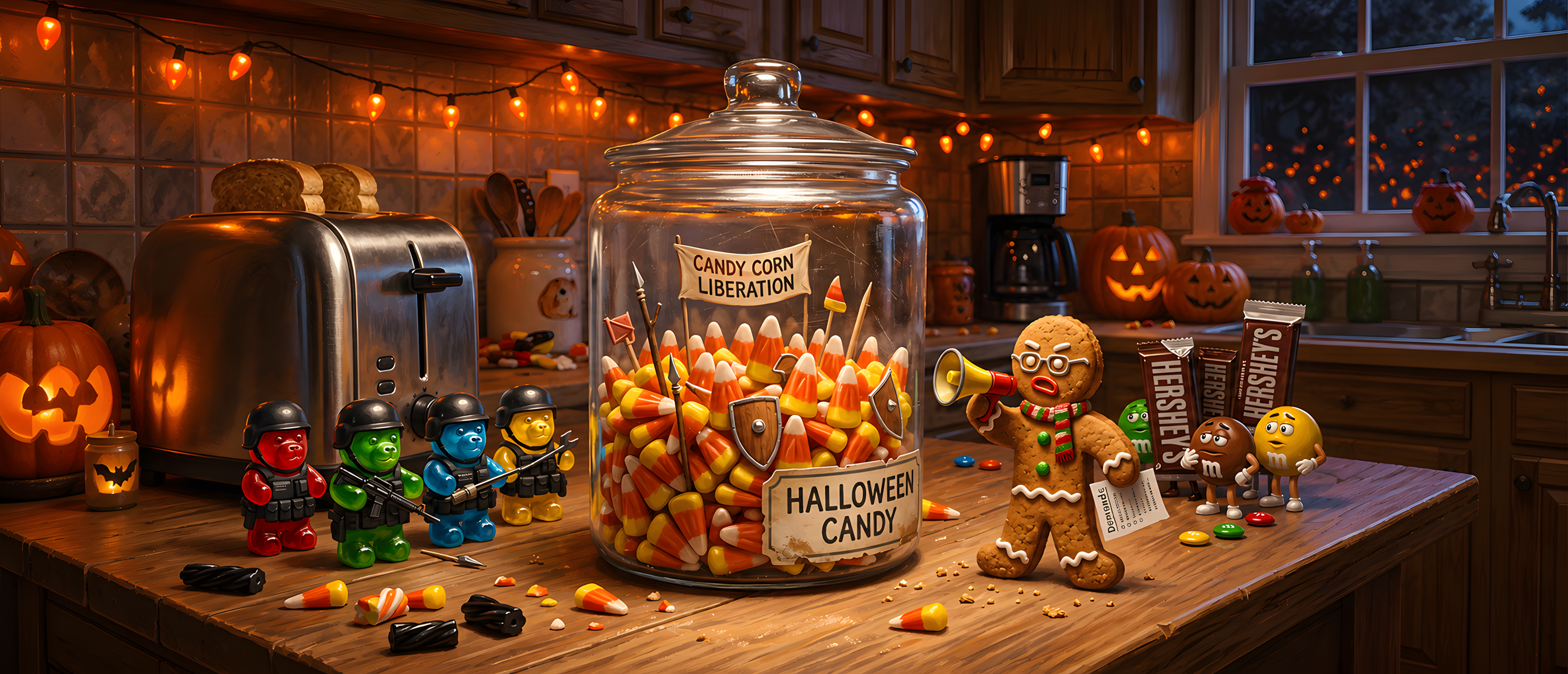 halloween-comedy-candy-corn-hostage-negotiation-kitchen-ultrawide
