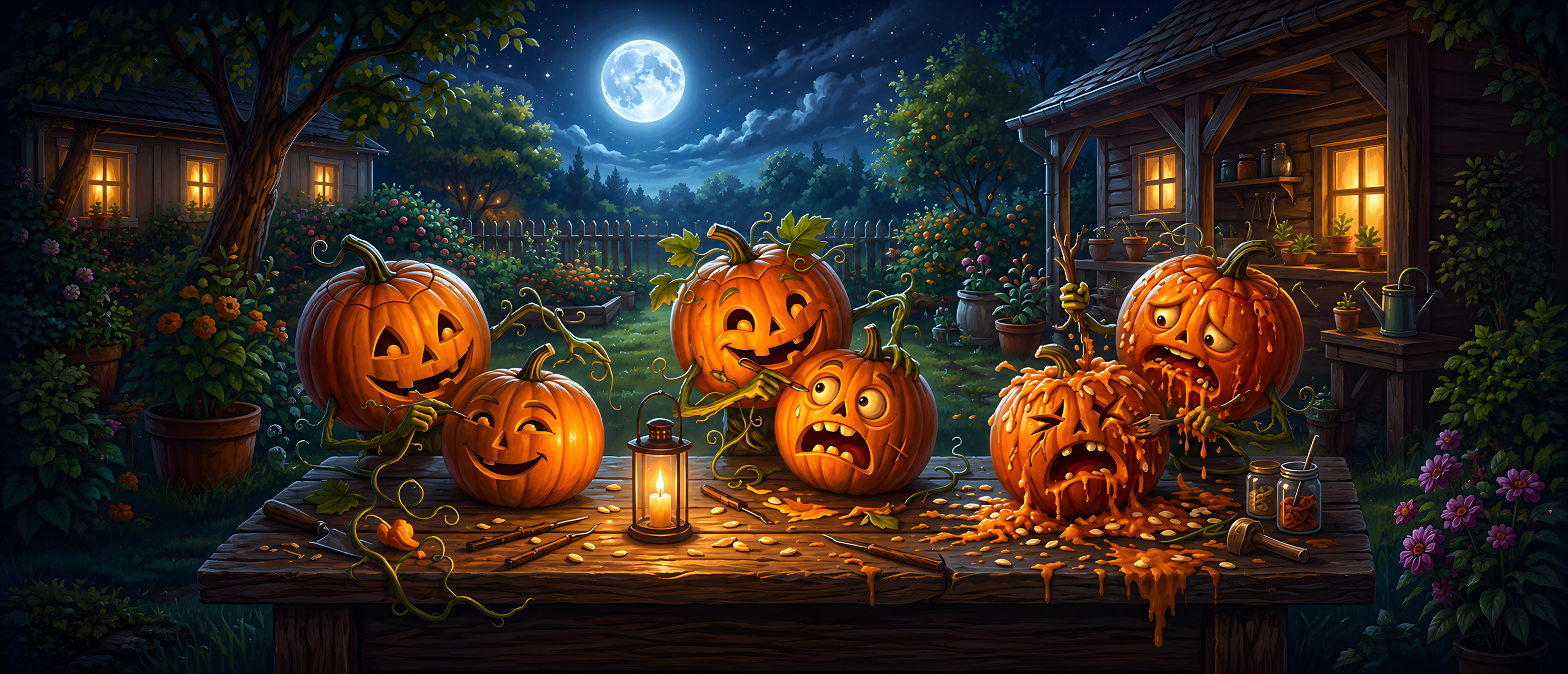 halloween-comedy-pumpkins-carving-each-other-ultrawide
