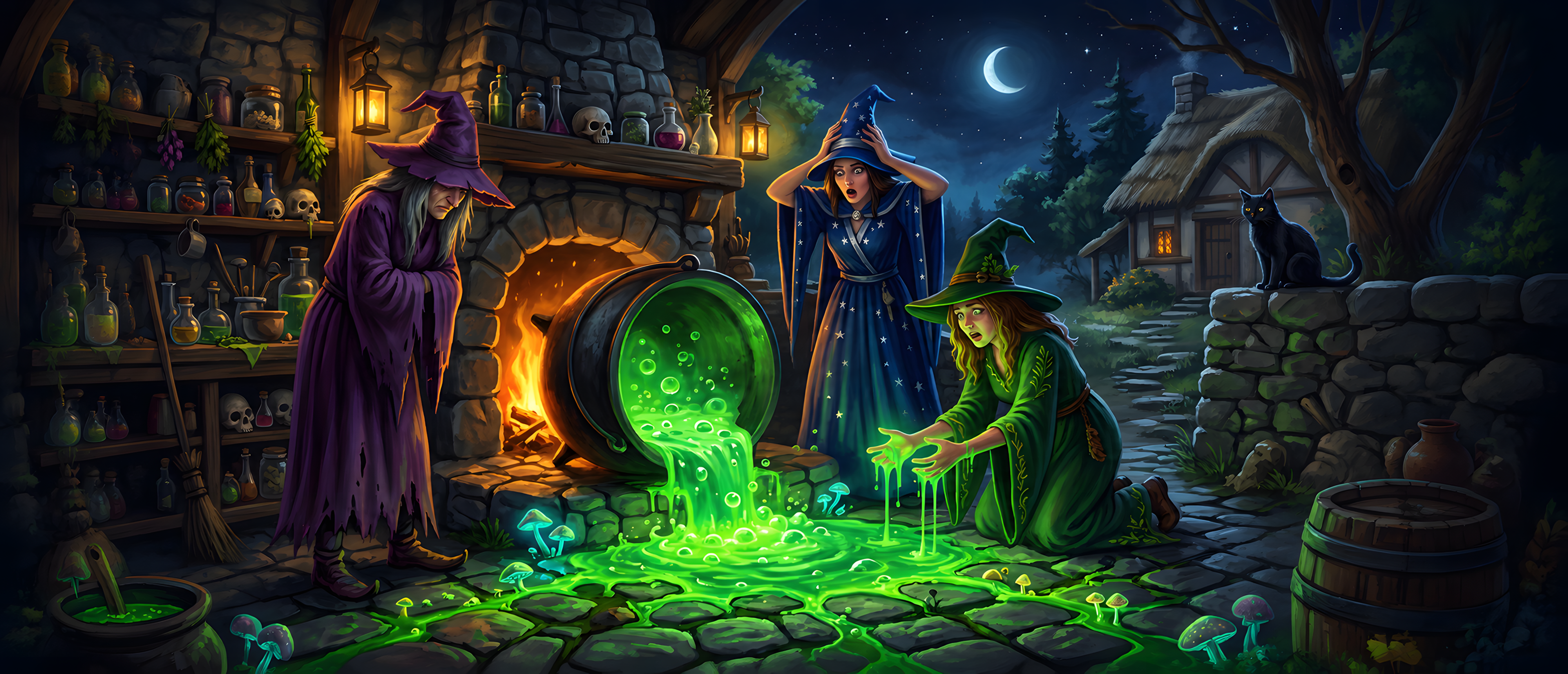 halloween-comedy-spilled-cauldron-three-witches-ultrawide