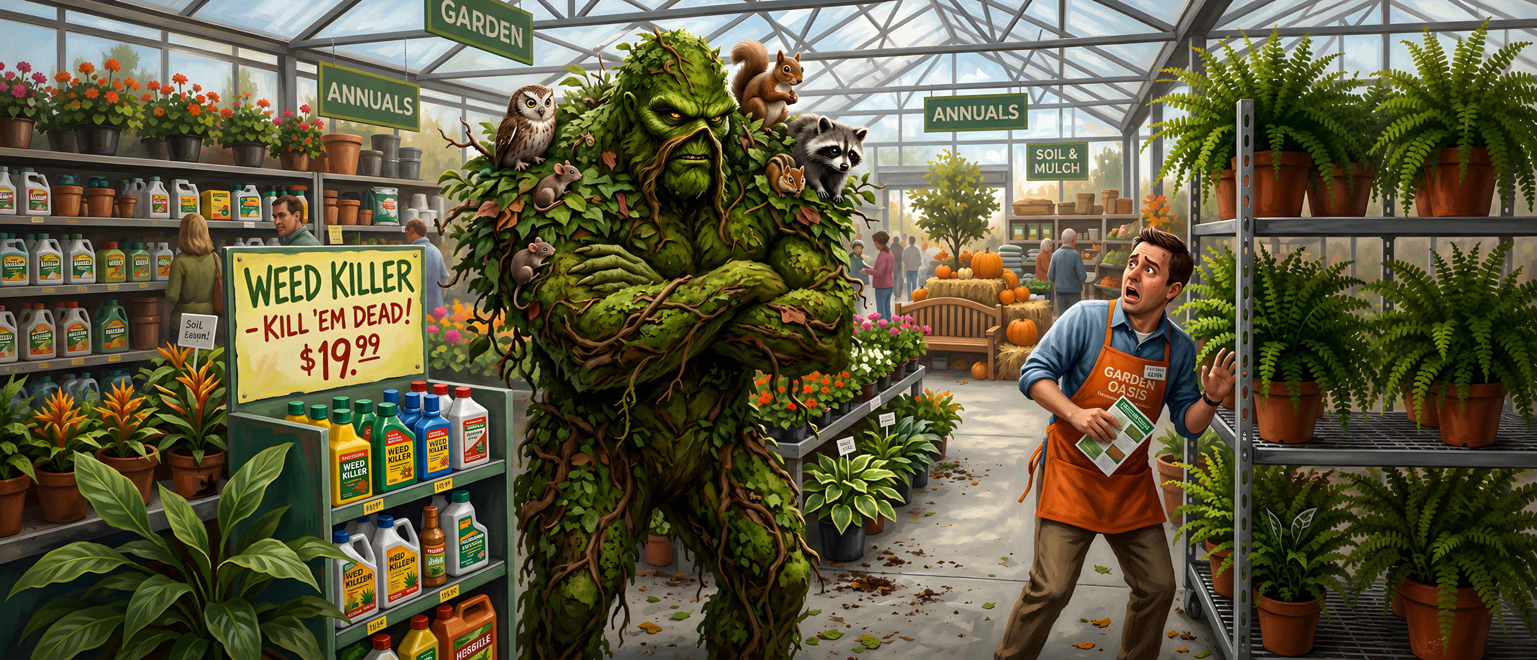 halloween-comedy-swamp-thing-garden-center-weed-killer-ultrawide