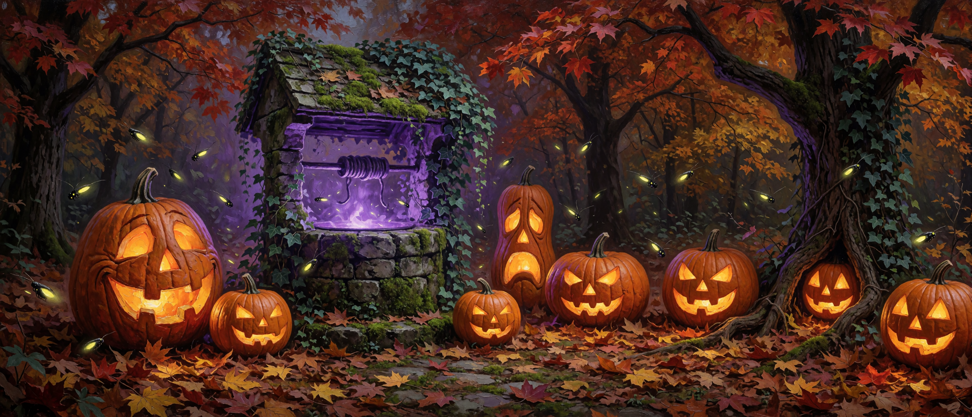 halloween-impasto-enchanted-well-purple-glow-ultrawide