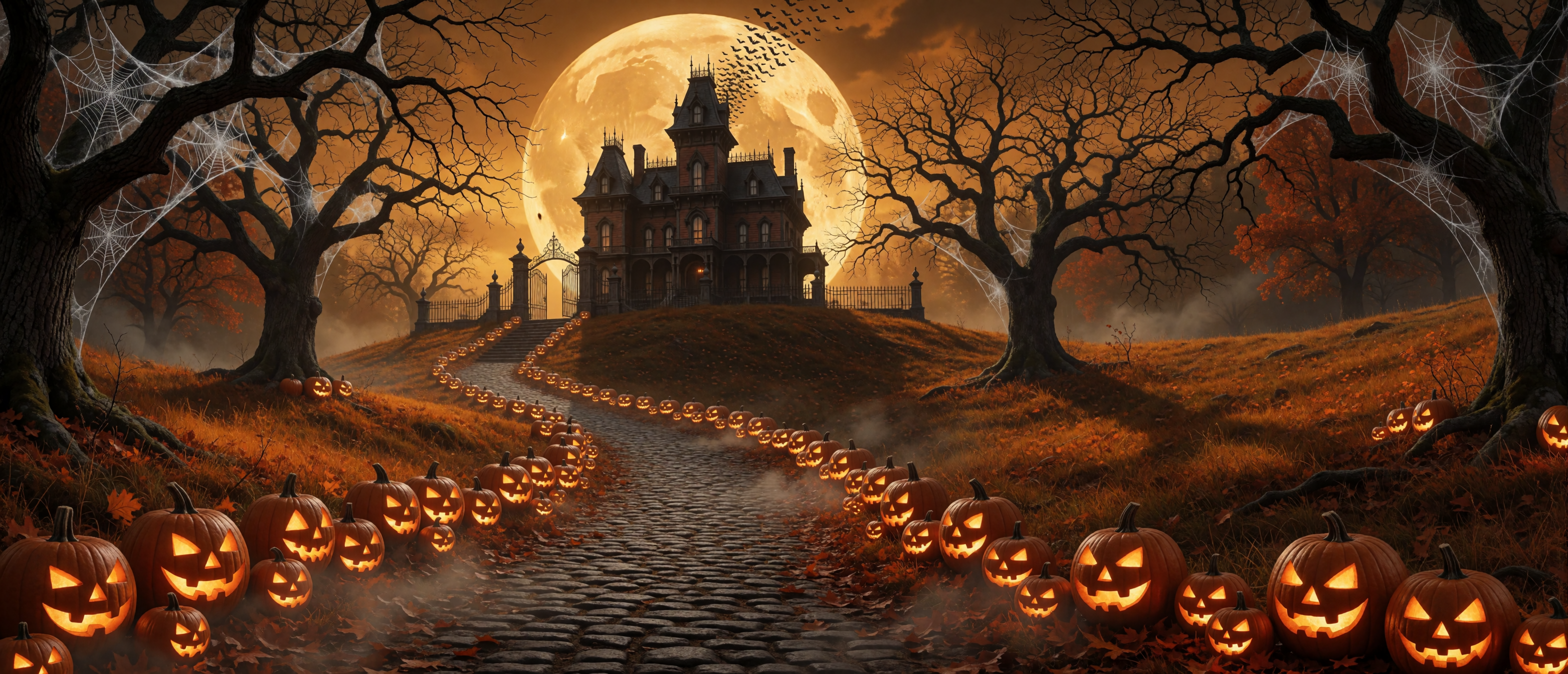 halloween-hilltop-manor-pumpkin-path-harvest-moon-ultrawide