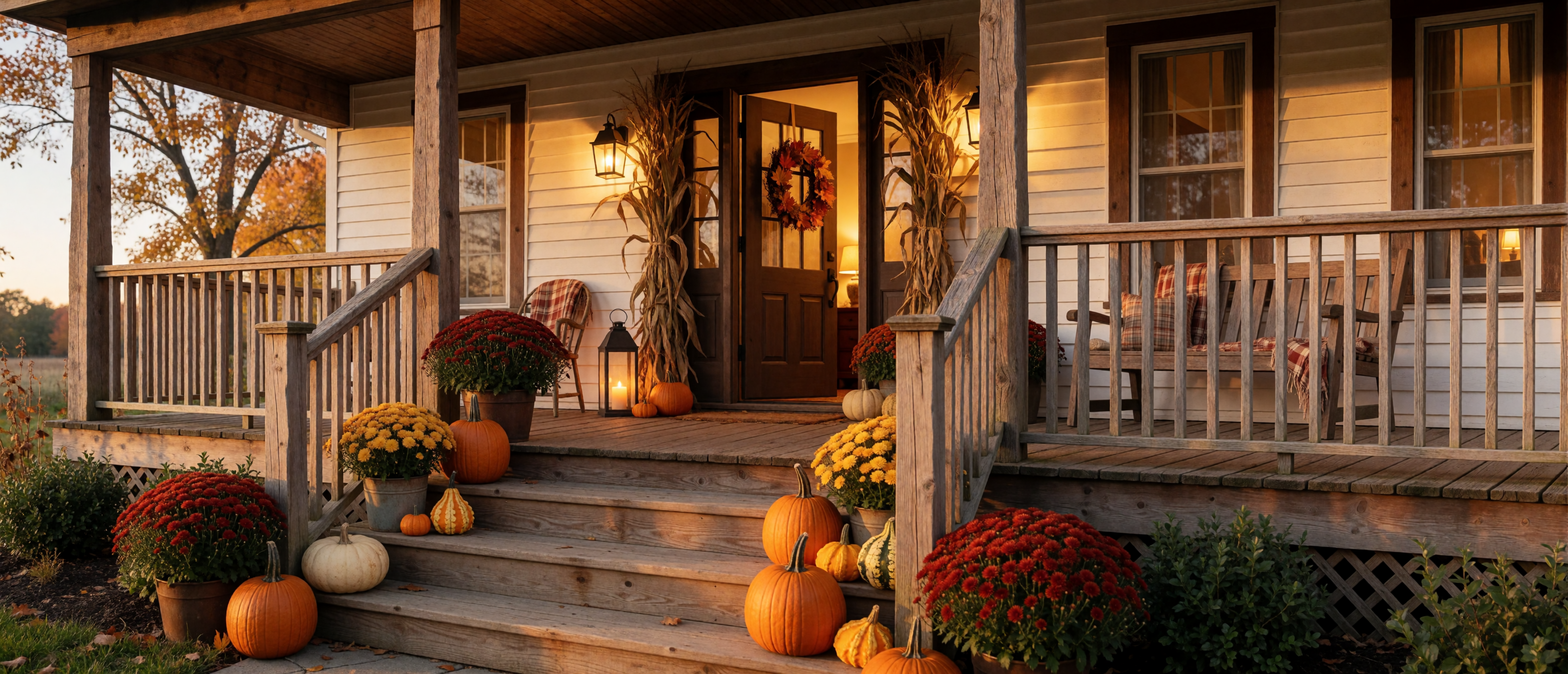 harvest-a01-autumn-farmhouse-porch-welcome-golden-light-ultrawide