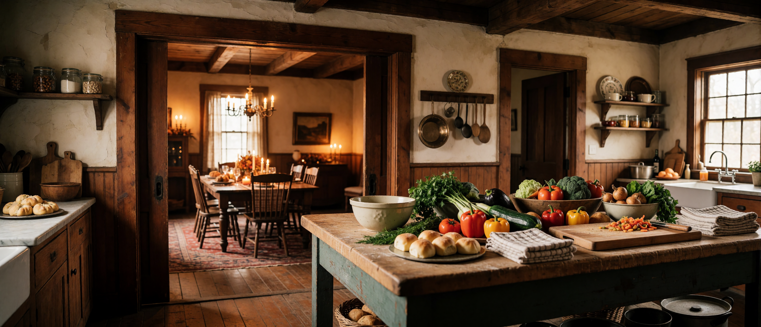 harvest-b05-kitchen-preparation-view-into-dining-room-ultrawide