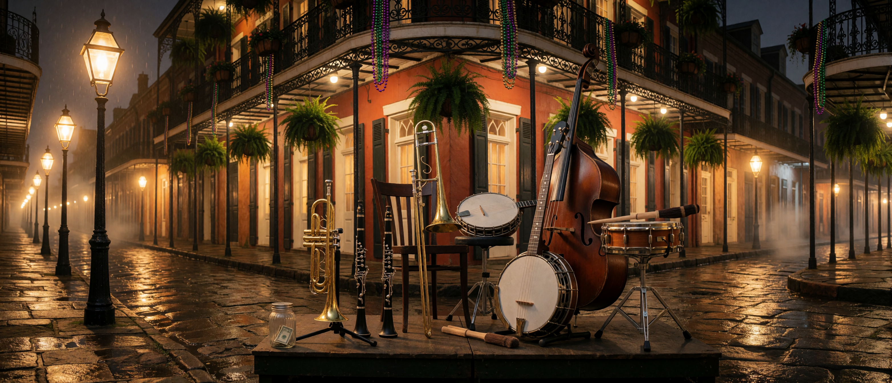 music-time-new-orleans-jazz-bourbon-street-trumpet-gaslight-ultrawide