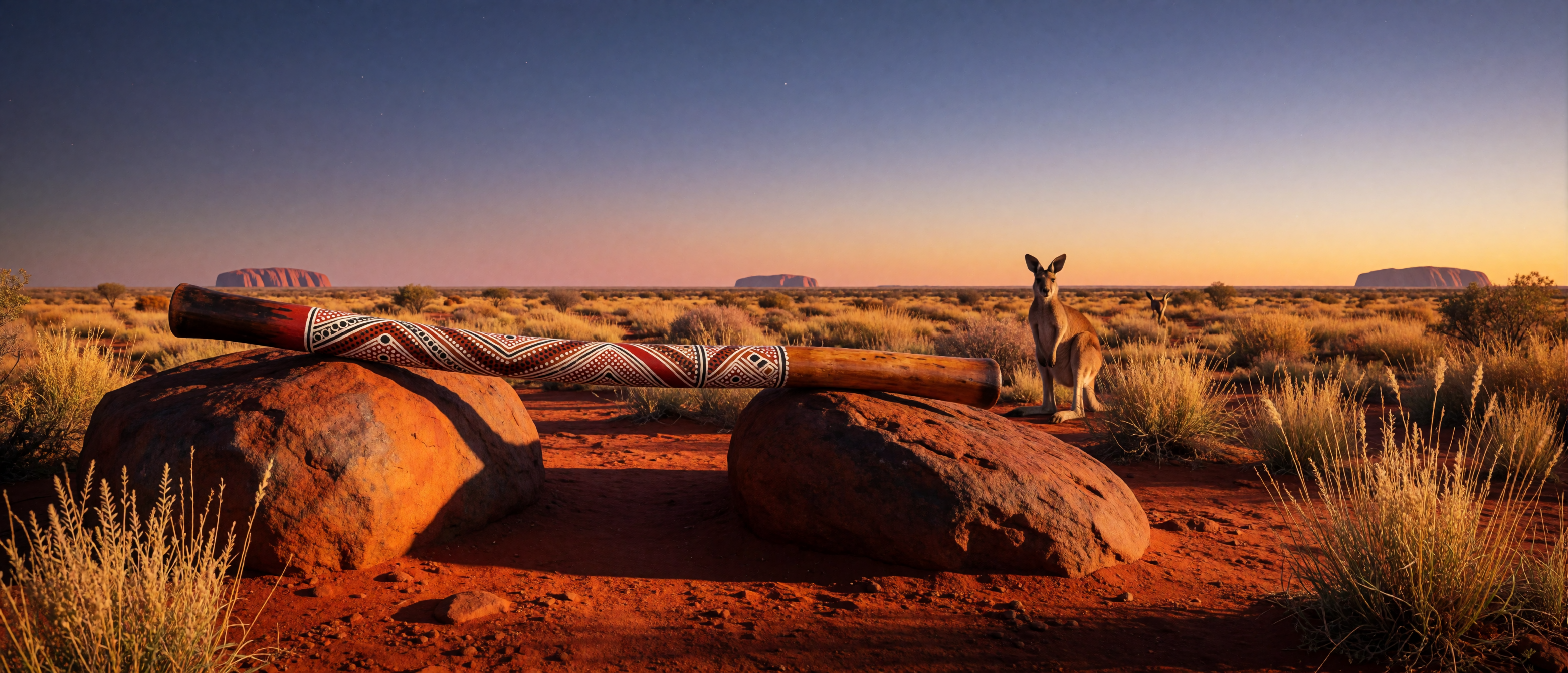 music-exotic-didgeridoo-australian-outback-dawn-ultrawide