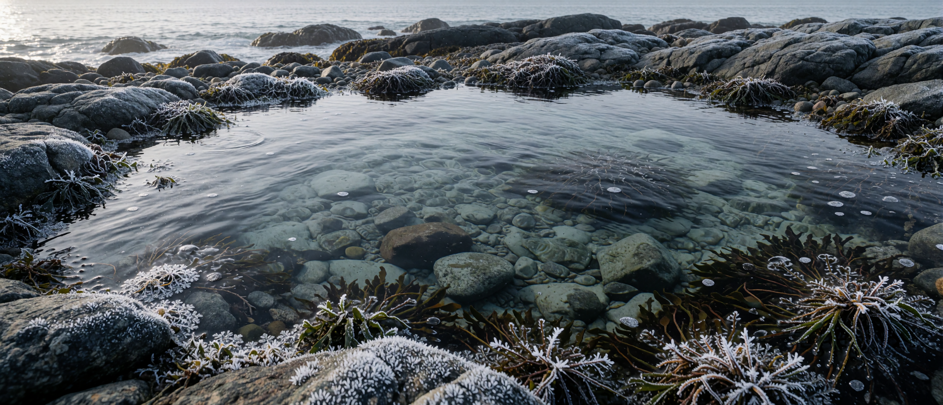 arctic-tide-pools-frozen-clear-ice-coastal-ultrawide