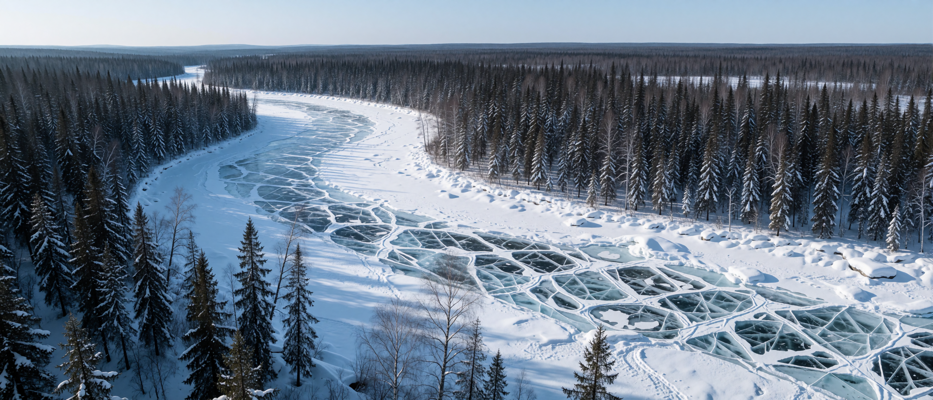 frozen-river-aerial-boreal-forest-winter-patterns-ultrawide