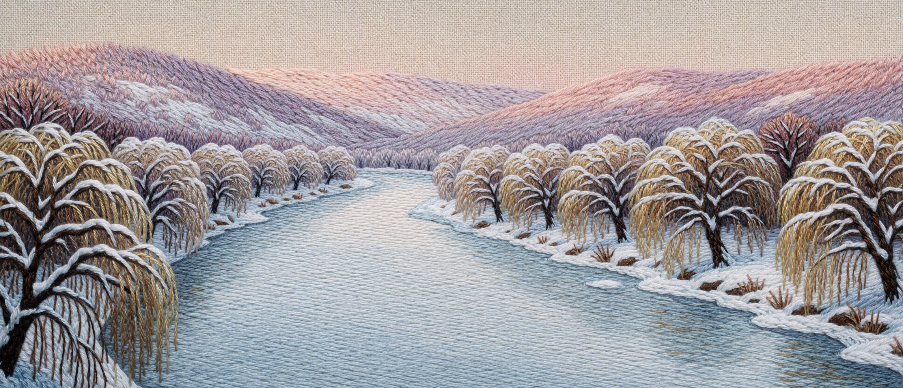 winter-frozen-river-valley-willows-blush-sky-embroidery-ultrawide
