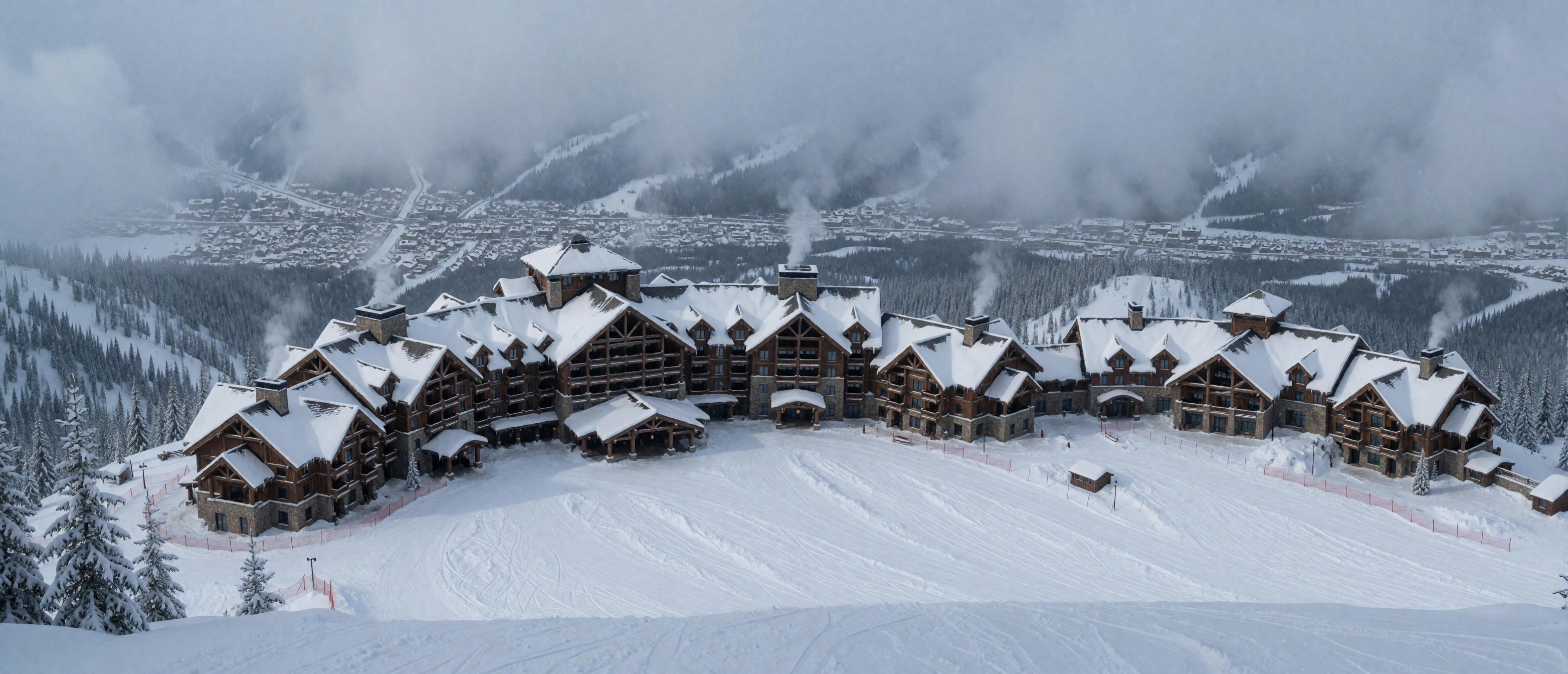 winter-ski-resort-lodge-slope-above-valley-overcast-ultrawide