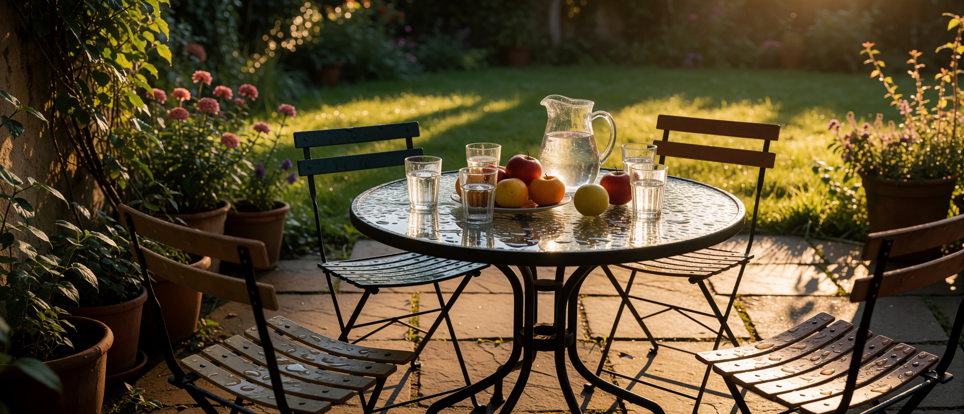 drops-and-light-wet-patio-table-fruit-glasses-ultrawide